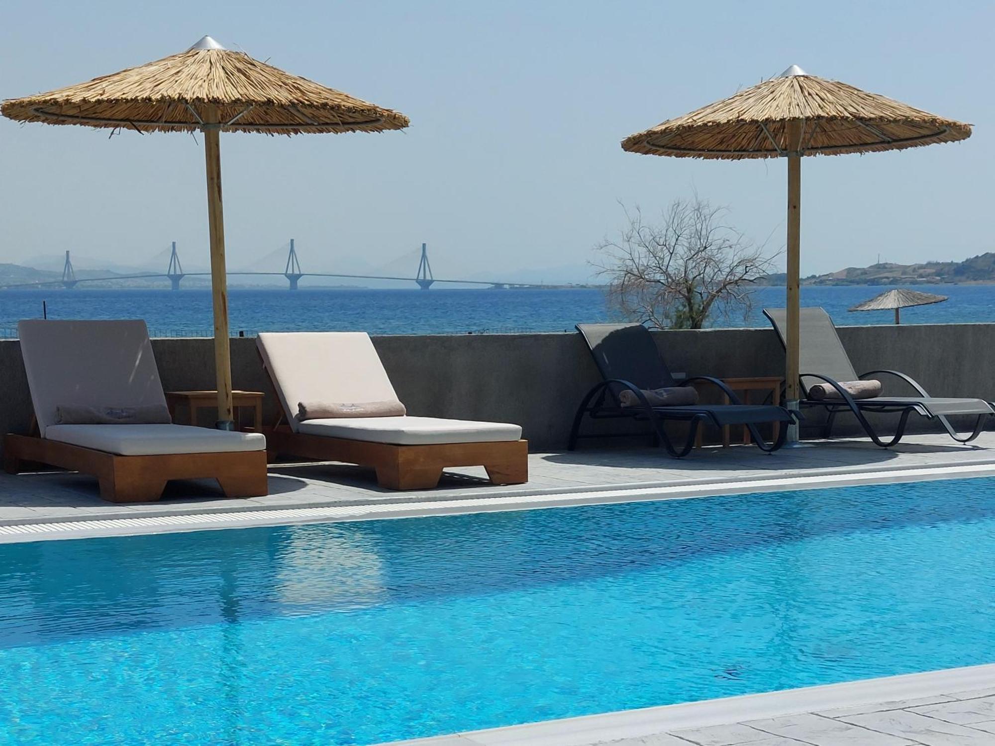 Santa Domenica Nafpaktos - Rooms And Apartments By The Sea מראה חיצוני תמונה